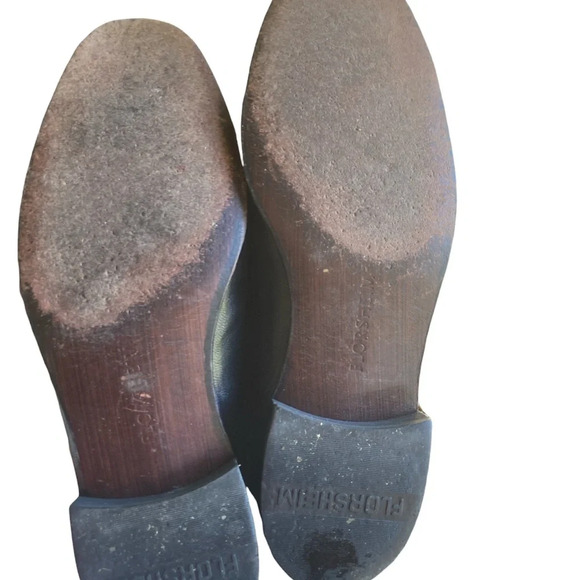 Black Florsheim Dress Shoes Size 8 1/2D - Picture 6 of 7